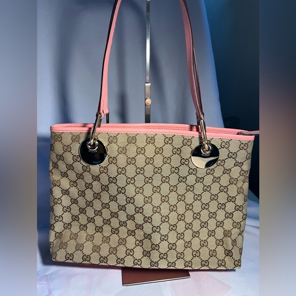 Gucci eclipse pink tote bag - Picture 5 of 12